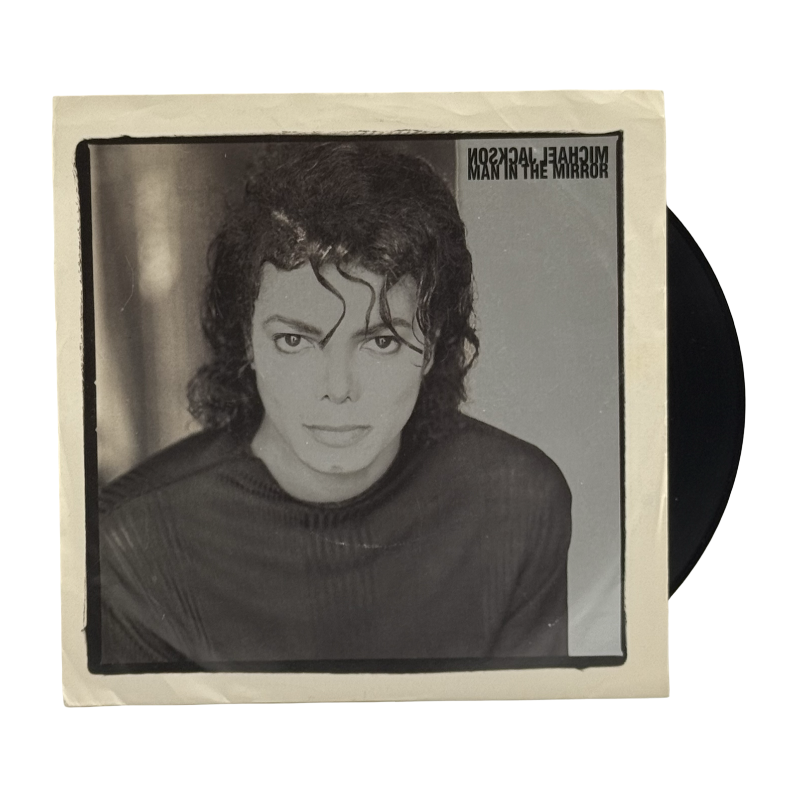 サイン入りCD「Man in the Mirror」&「Escapade」 Michael Jackson 'Man In The Mirror' 7″ 45 Single (USA