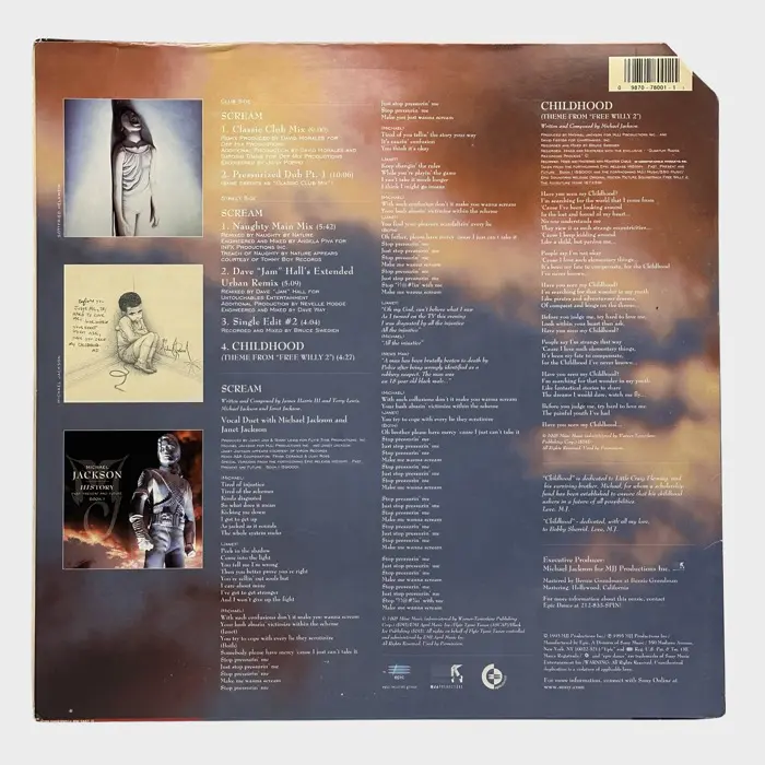 Michael Jackson Scream 12″ Single (USA) – Michael Jackson Market