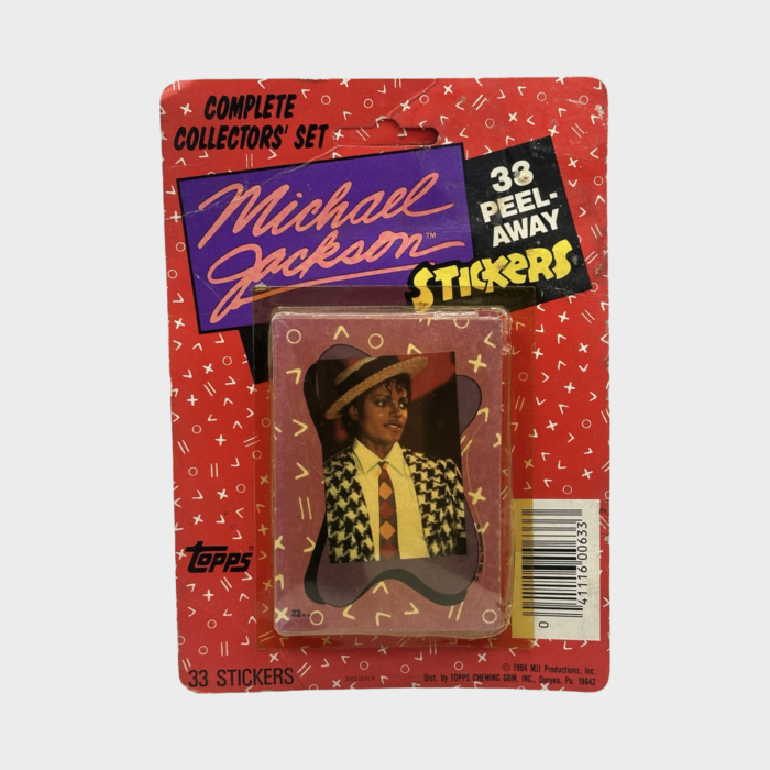 Michael Jackson Thriller Topps 33 Trading Cards Sealed Pack (USA)