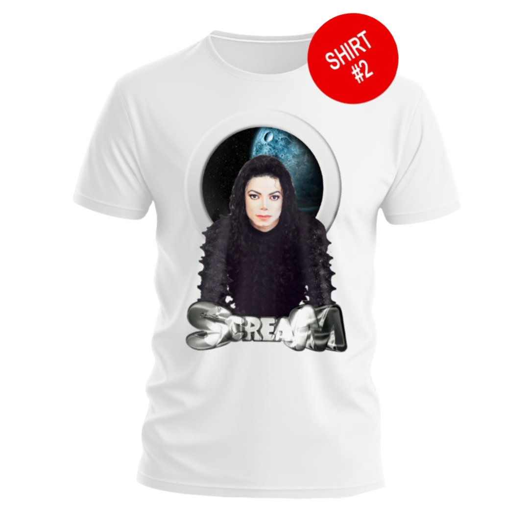 Michael Jackson Scream Color Custom T-Shirt