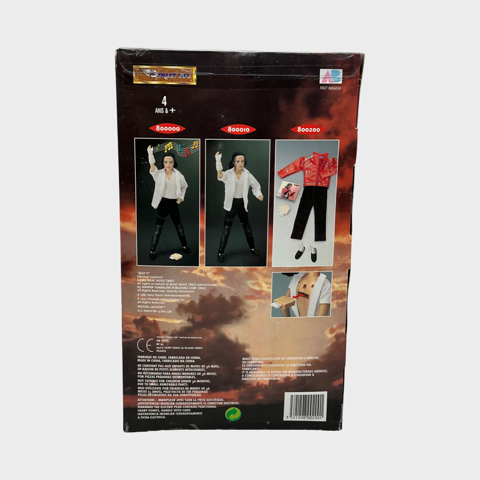 Michael Jackson HIStory Doll ‘Beat It’ Outfit - Image 2