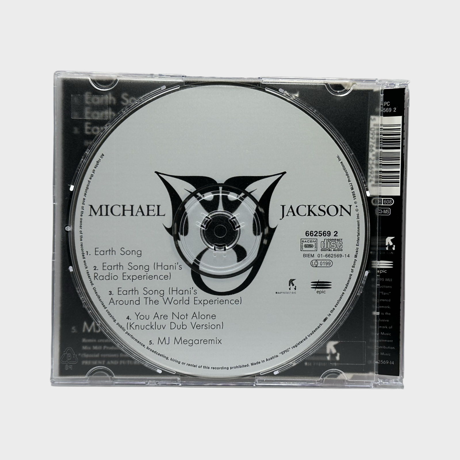 Michael Jackson 'Earth Song' CD Single (EURO) – Michael Jackson Market