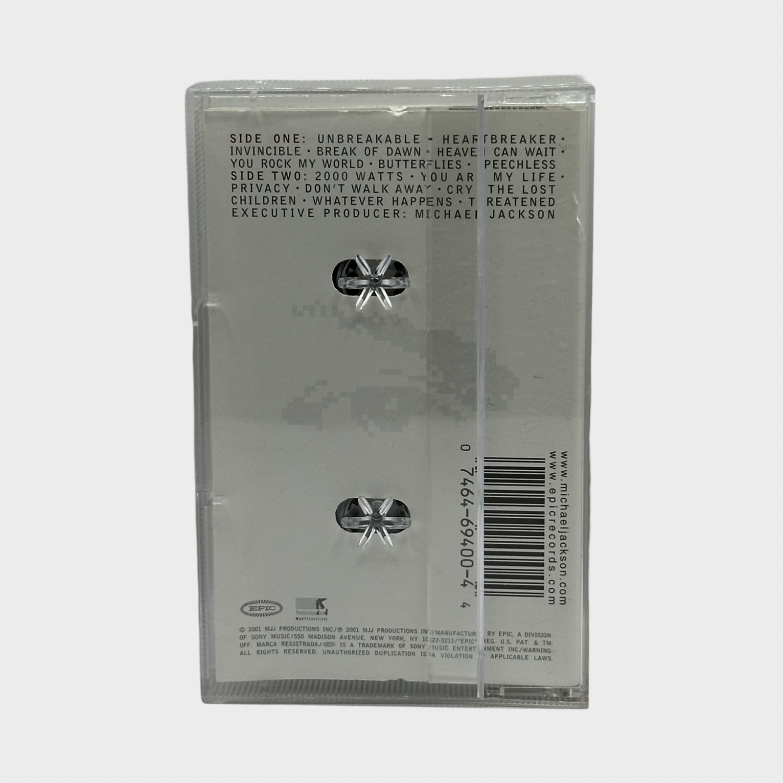 Michael Jackson 'Invincible' Cassette (USA) – Michael Jackson Market