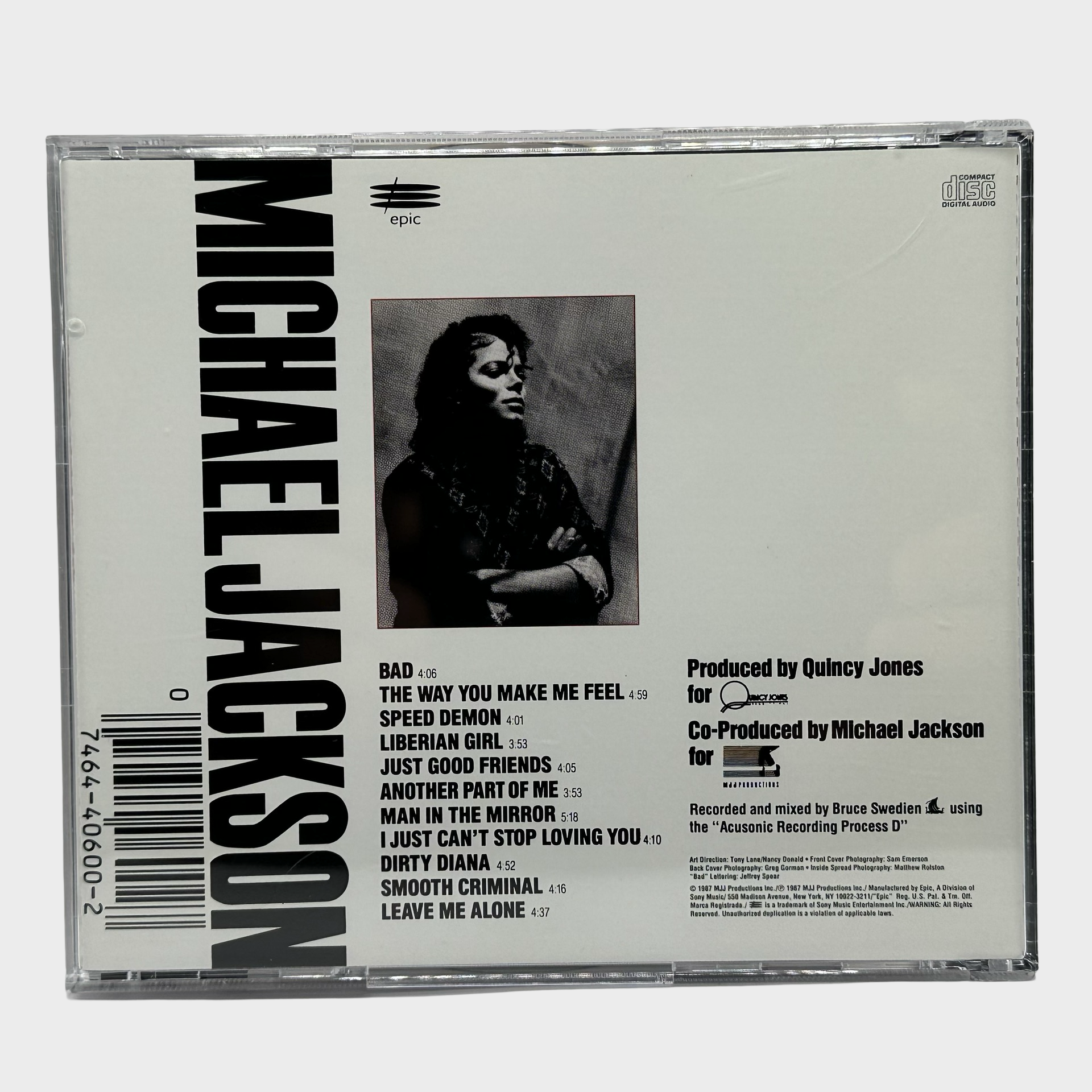 Michael Jackson 'BAD' CD (USA) – Michael Jackson Market