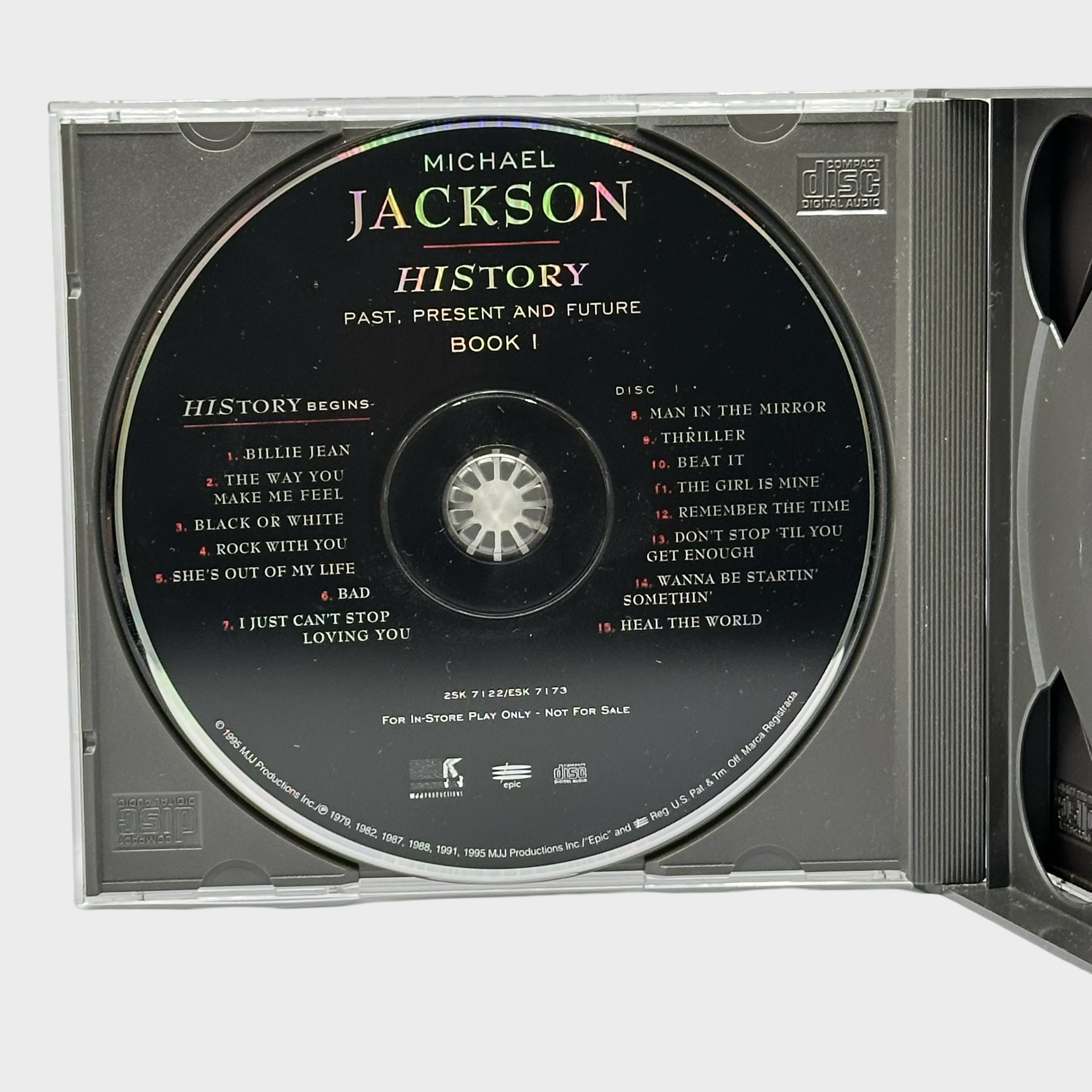 Michael Jackson 'HIStory' In-Store Play CD (USA) – Michael Jackson