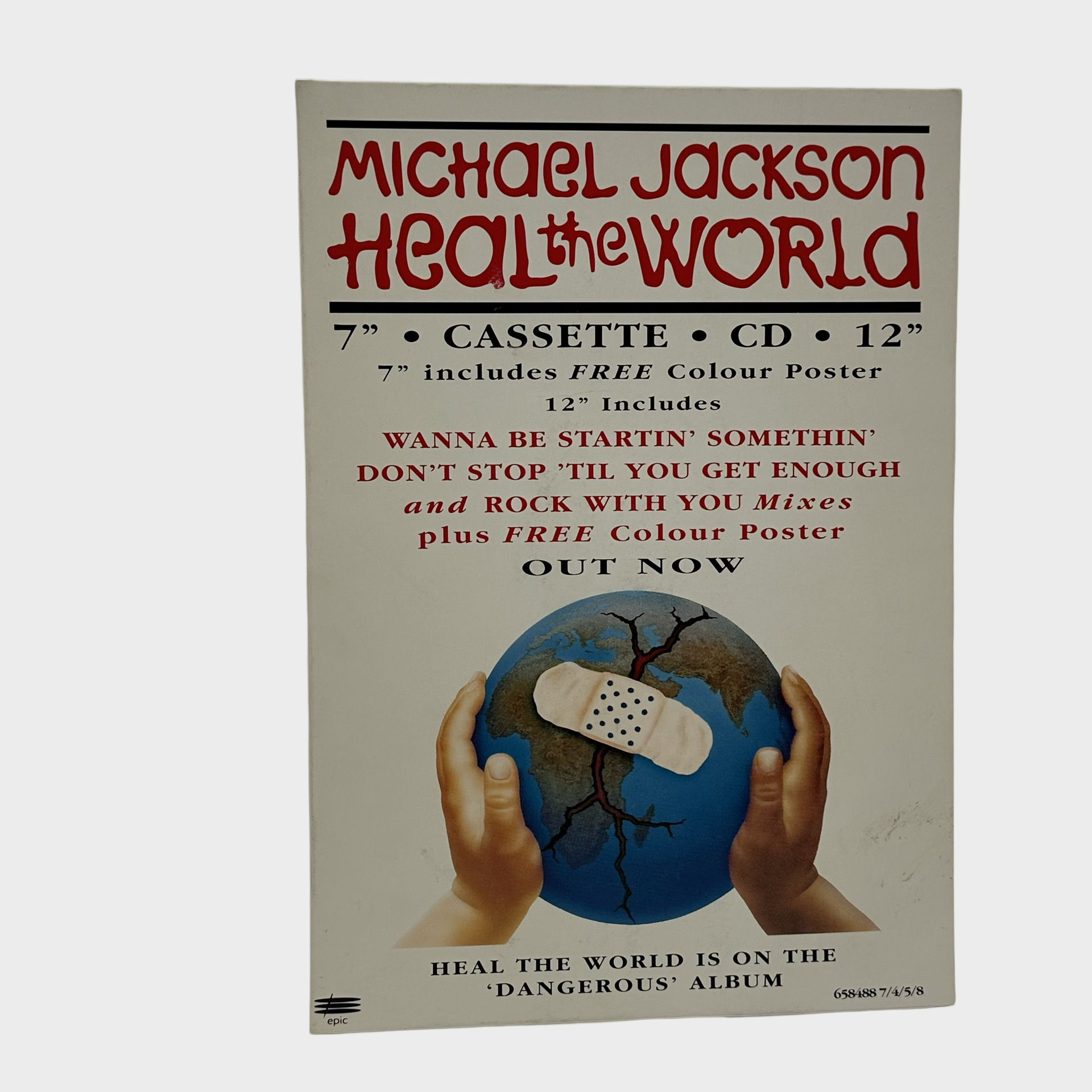 Michael Jackson Heal The World Promo Counter Standup – Michael