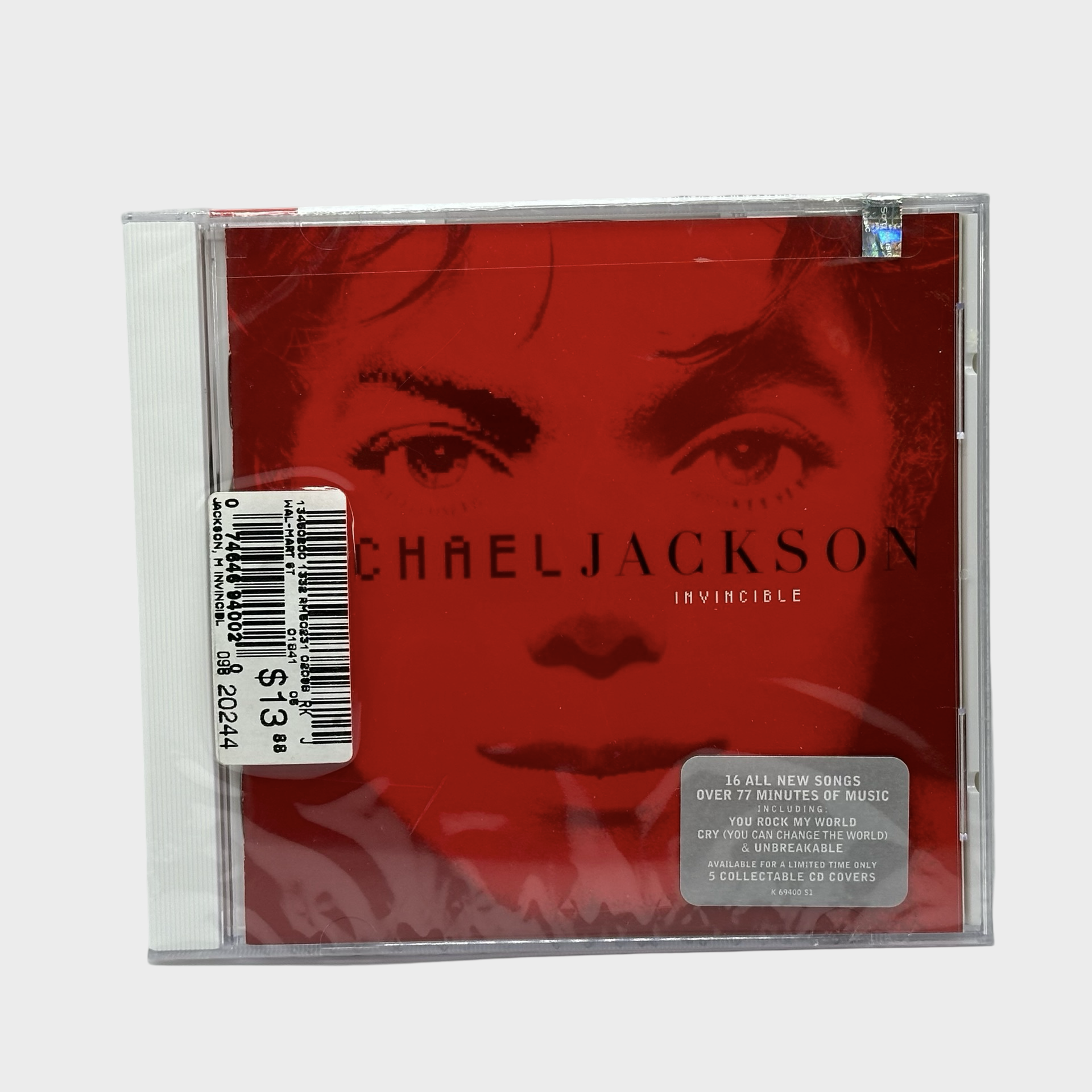 Michael Jackson 'Invincible' Sealed CD Red (USA) – Michael Jackson