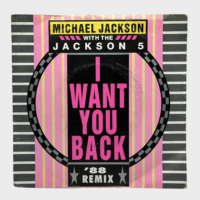 Jackson 5 'I Want You Back' '88 Remix 45 Single (UK) – Michael