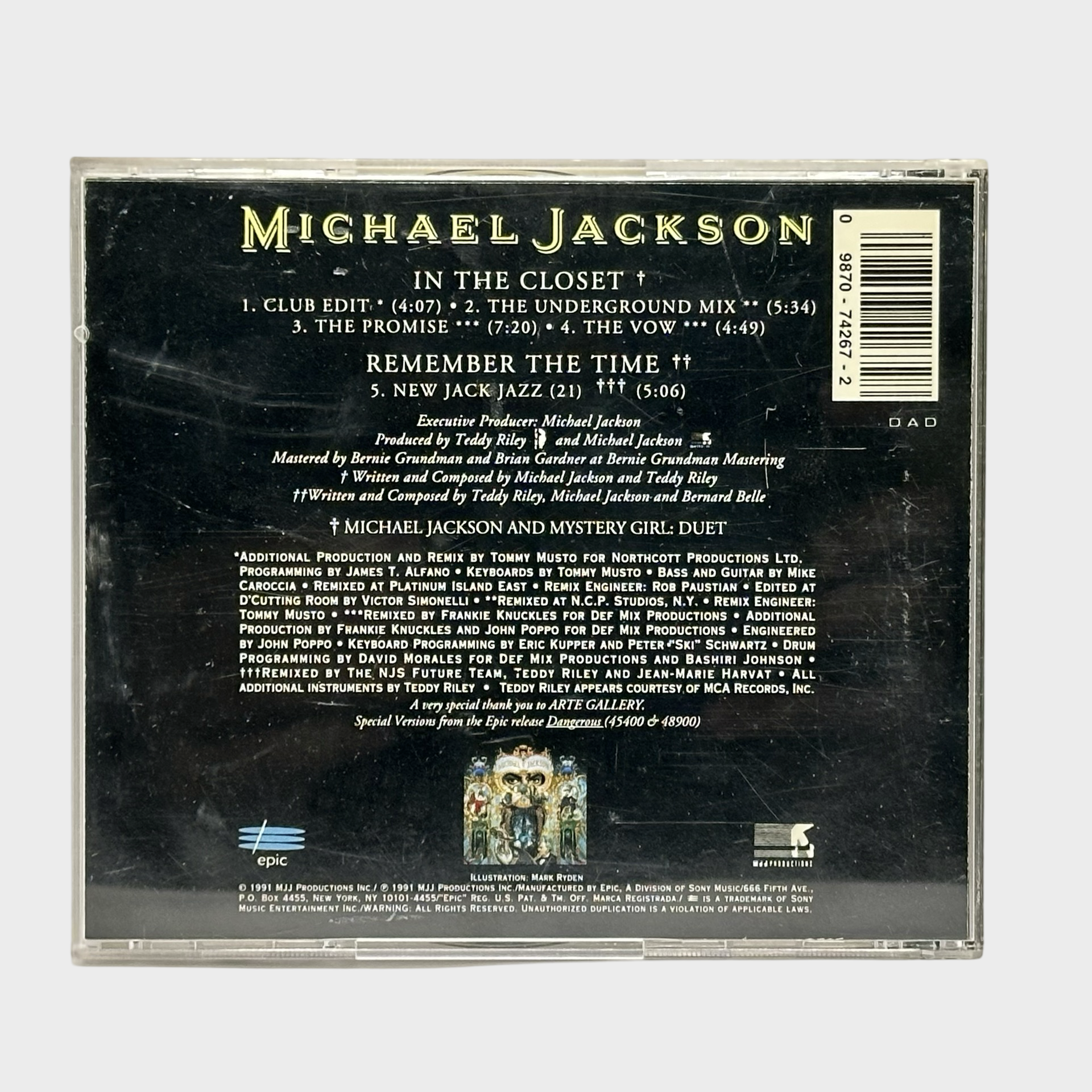Michael Jackson ‘In The Closet’ CD Single (USA) - Image 2