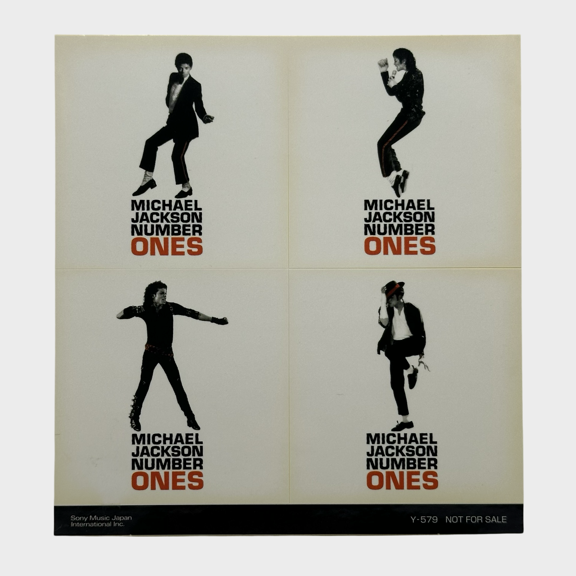 Michael Jackson Number Ones Promo Sticker Set – Michael Jackson Market