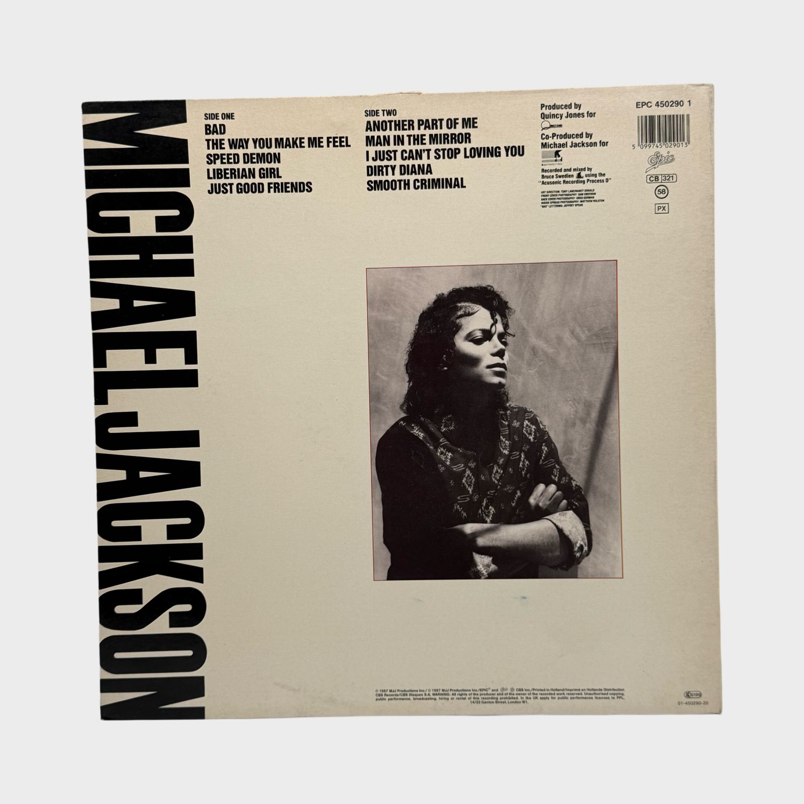 Michael Jackson BAD LP Record (Germany) – Michael Jackson Market