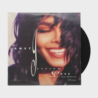 Janet Jackson Love Will Never Do 12″ Single (USA) – Michael