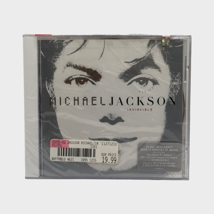 Michael Jackson 'Invincible' Sealed CD White (USA) – Michael