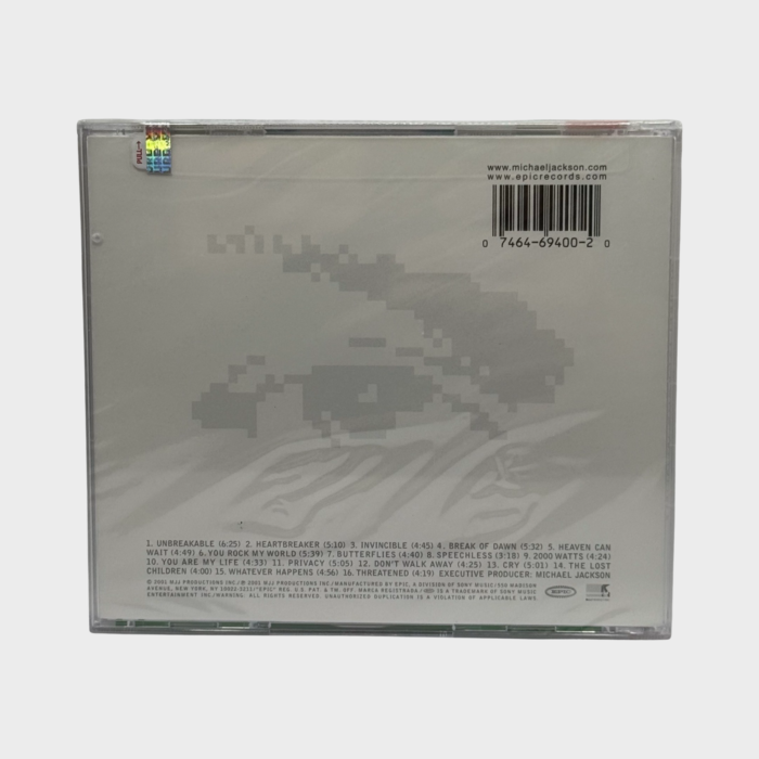 Michael Jackson 'Invincible' Sealed CD Green (USA) – Michael