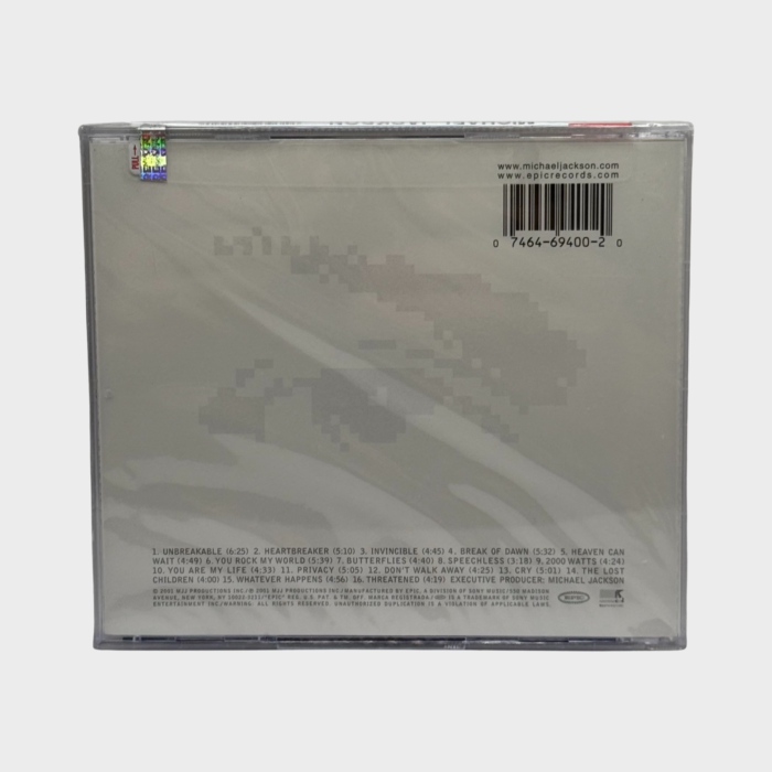 Michael Jackson 'Invincible' Sealed CD Blue (USA) – Michael