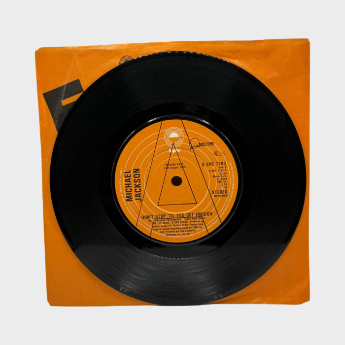 Michael Jackson 'Don't Stop Til You Get Enough' 45 Single (UK)