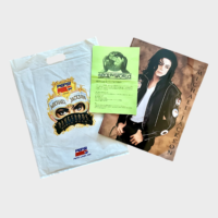 Michael Jackson Dangerous World Tour Program with Merch Bag