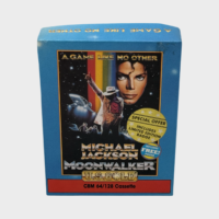 Michael Jackson Moonwalker CBM 64/128 Cassette Game with Poster