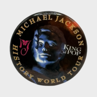 Michael Jackson HIStory World Tour Button Badge – Michael Jackson