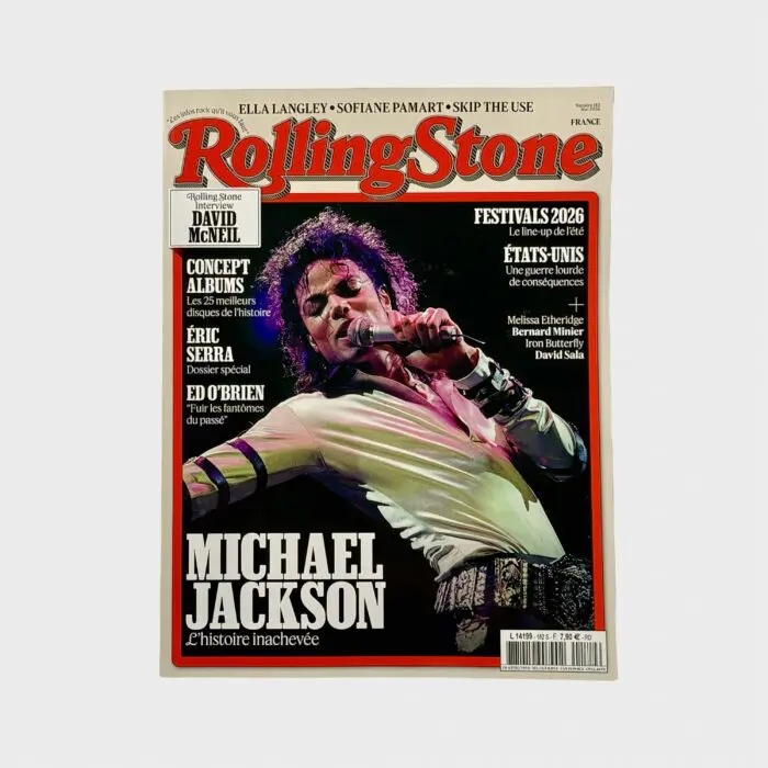 Michael Jackson Rolling Stone 2026 Magazine (France)