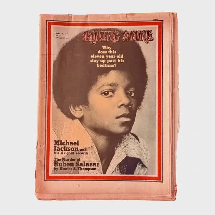 Michael Jackson Rolling Stone 1971 Magazine (USA)