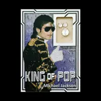 MJ Limited Edition Swarovski Glove Swatch Trading Card # 21