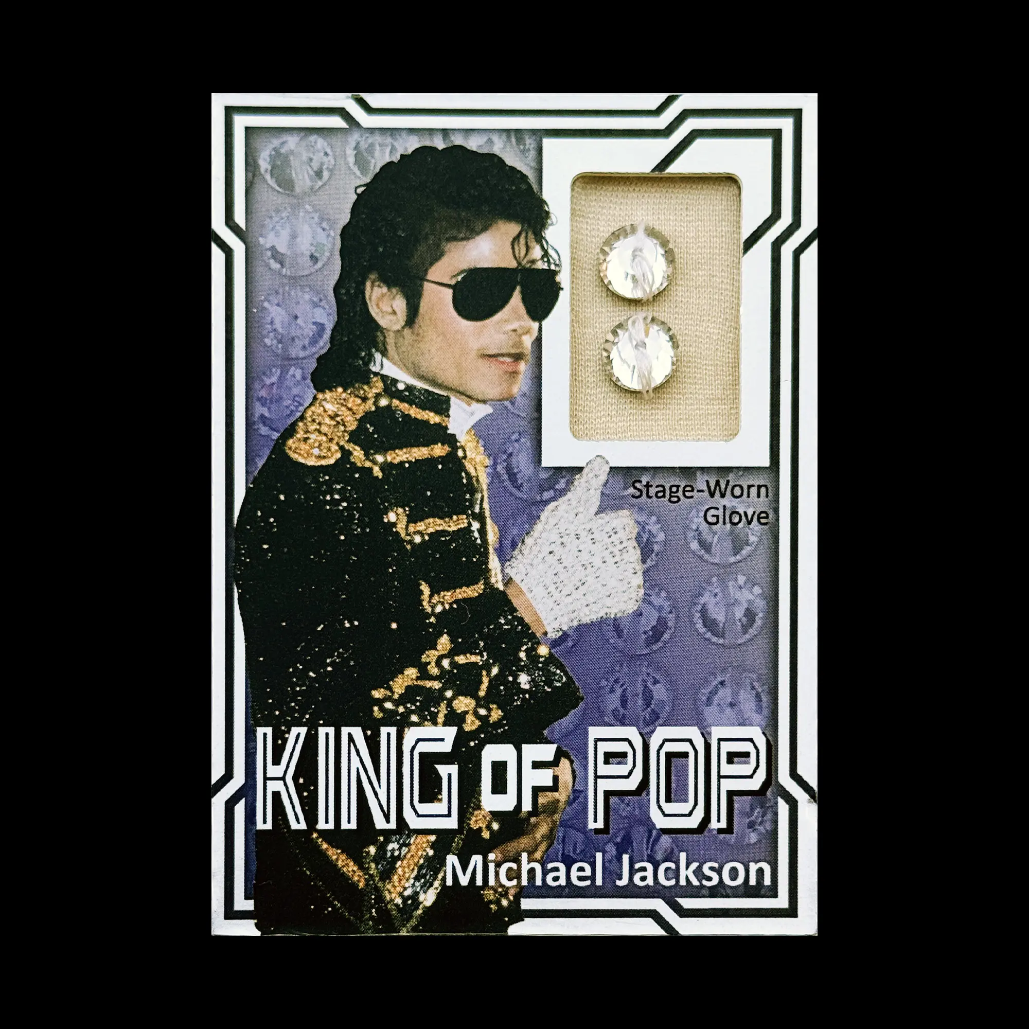 MJ Limited Edition Swarovski Glove Swatch Trading Card # 22