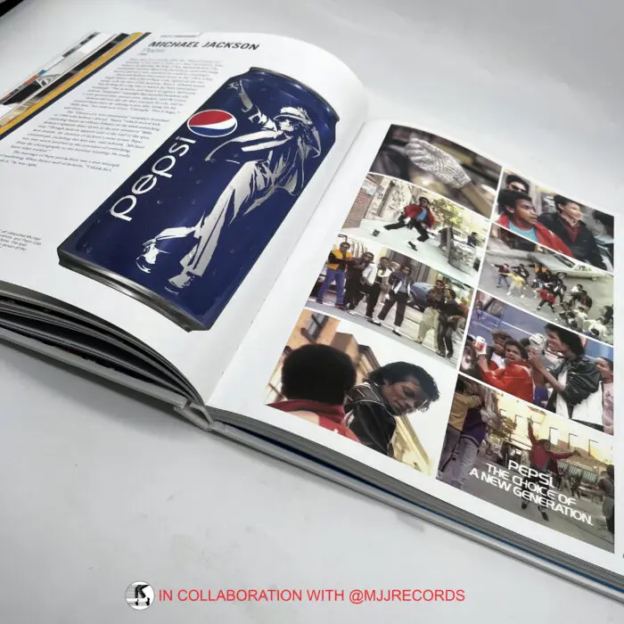Pepsi 50th anniversary Promo book with Michael Jackson Beyonce Britney Spears