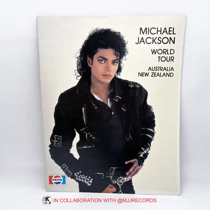 Bad Tour Book Australia New Zeland Michael Jackson 1987
