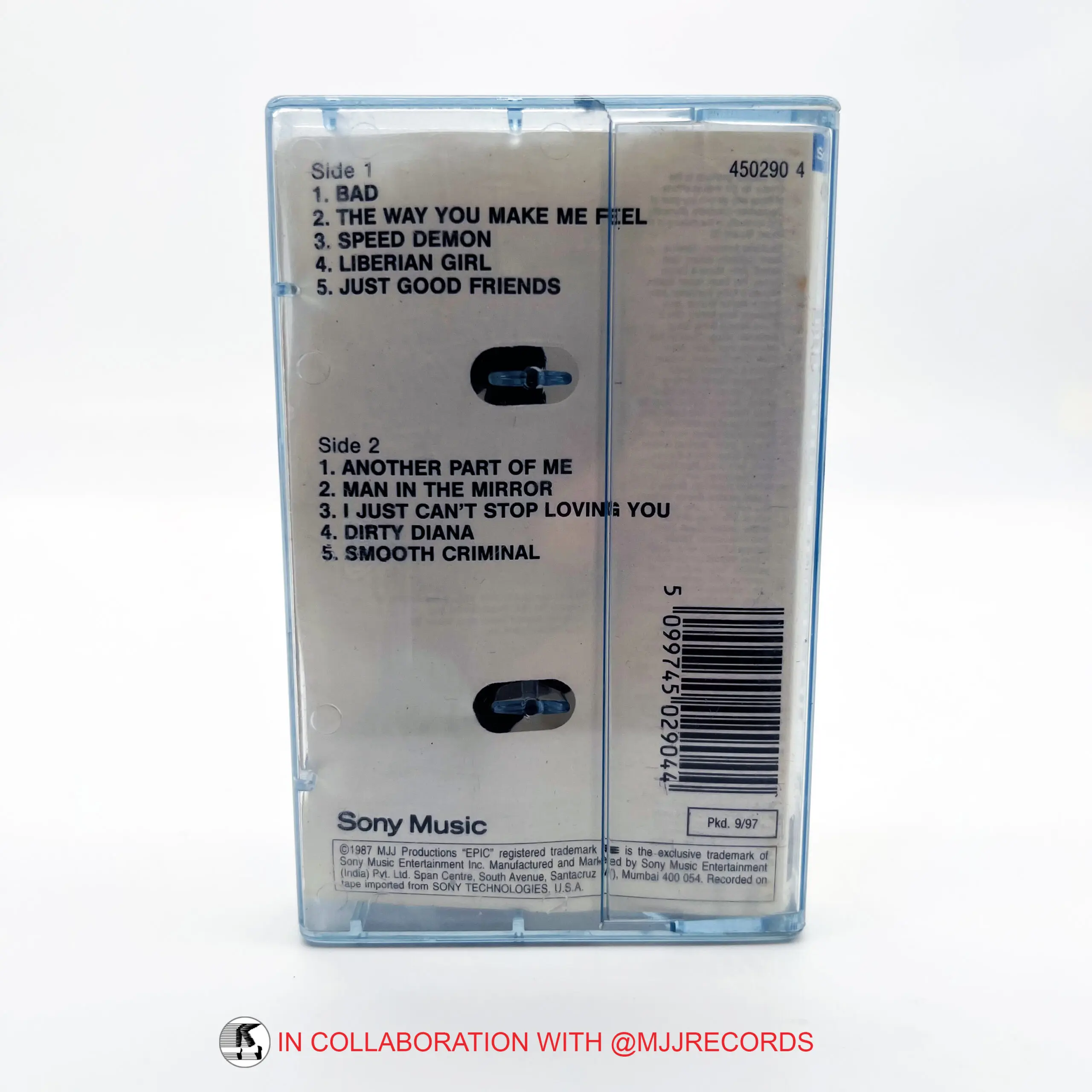 Michael Jackson 'BAD' Cassette (India) - Image 3