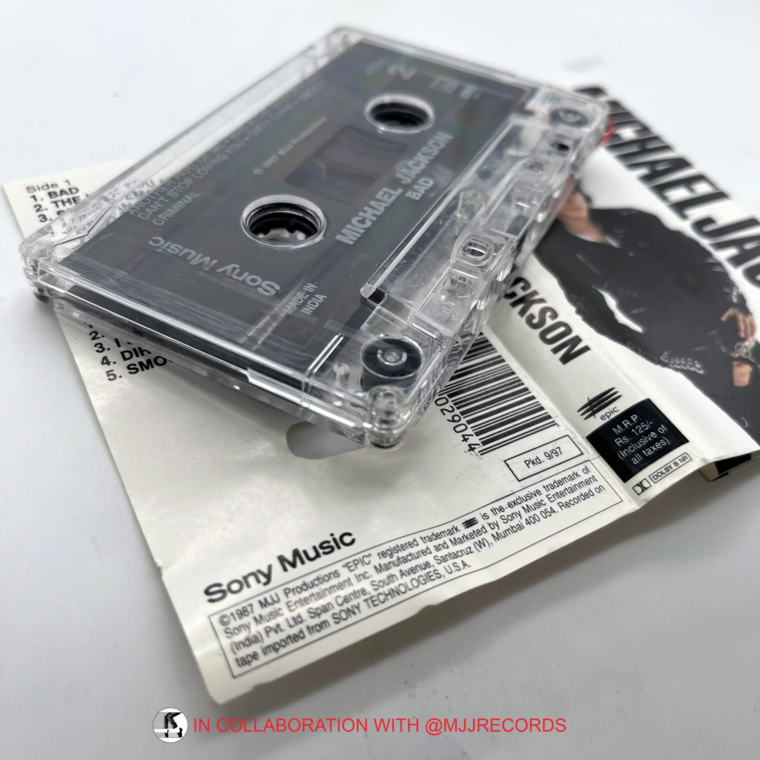 Michael Jackson 'BAD' Cassette (India) - Image 6