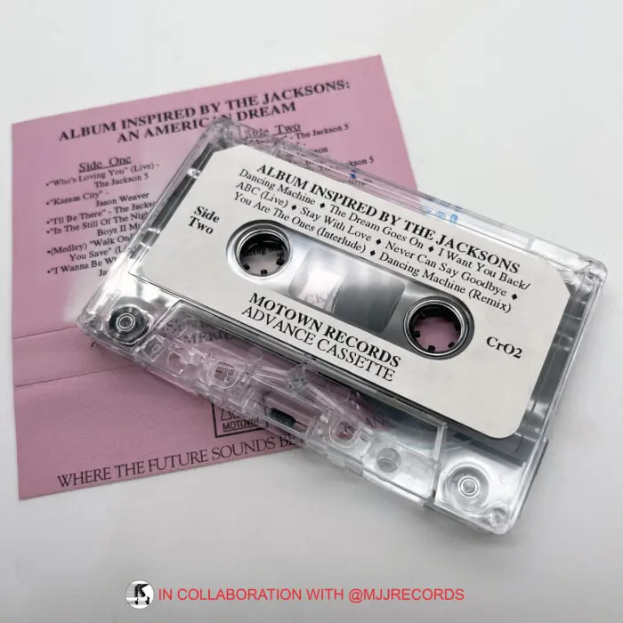 The Jacksons American Dream soundtrack promo advance cassette tape