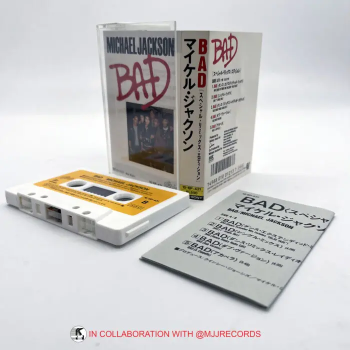 Bad single with remixes Japan cassette