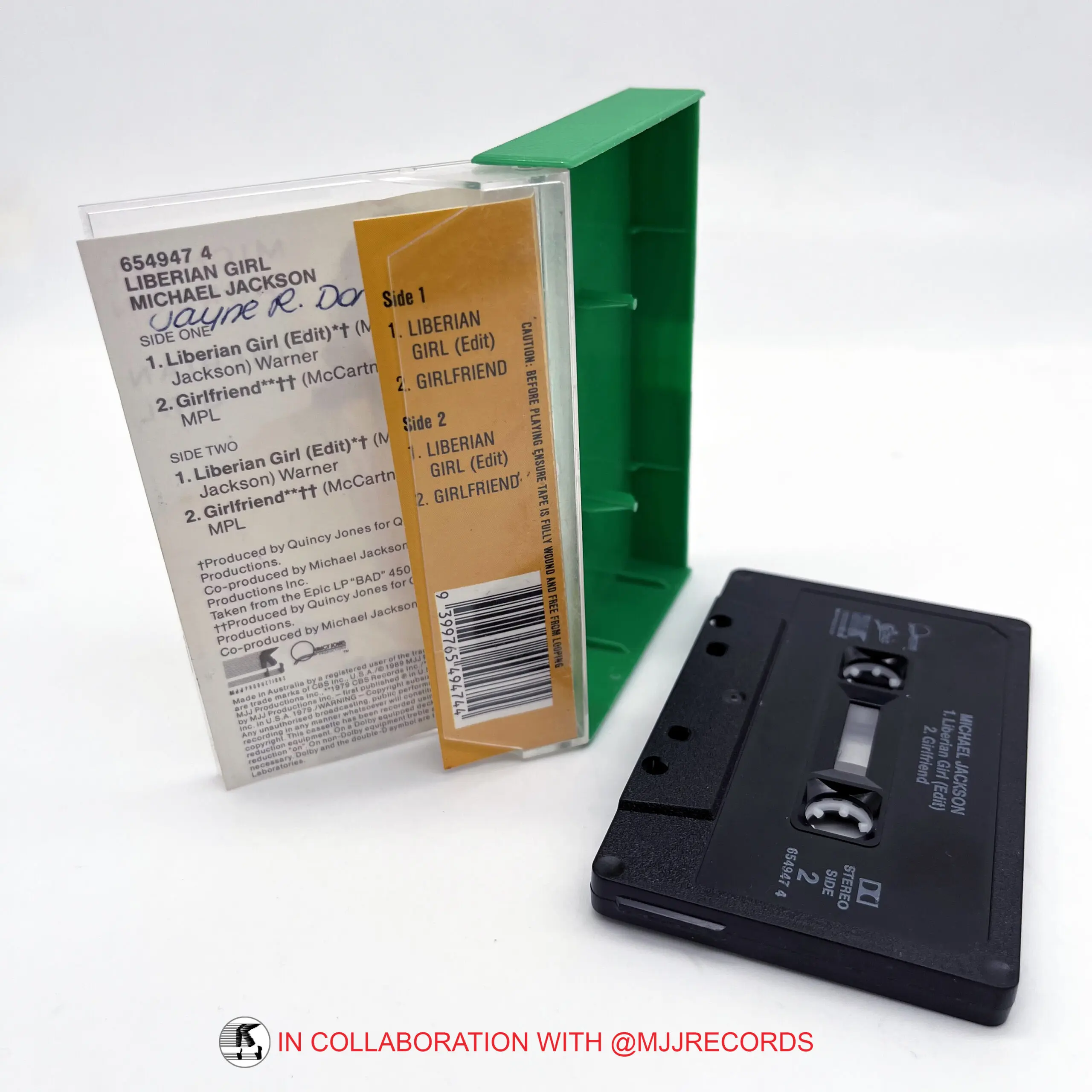 Michael Jackson 'LIBERIAN GIRL' Super Rare Single Cassette