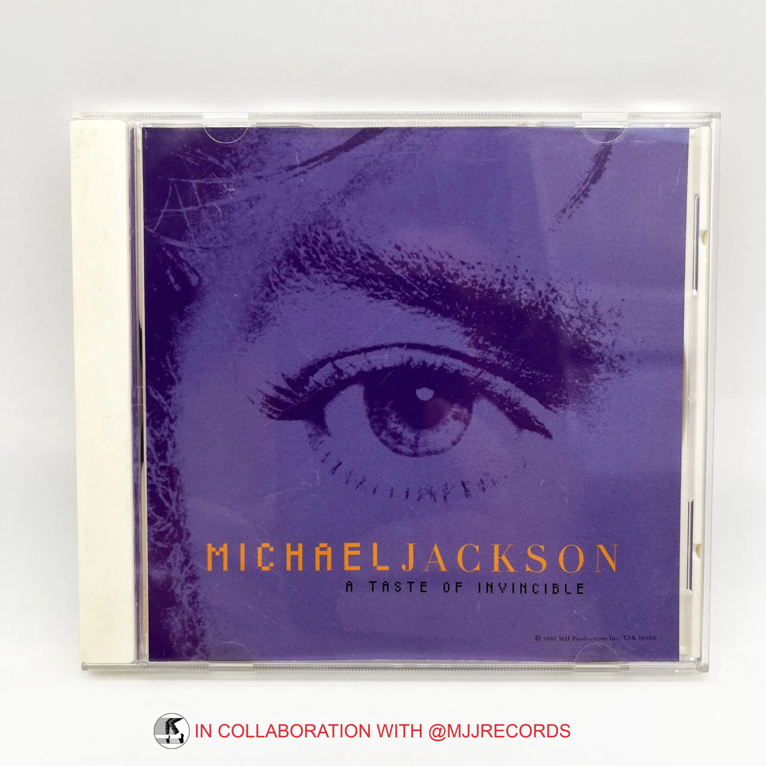 Michael Jackson 'A TASTE OF INVINCIBLE' Promo CD (USA) – Michael