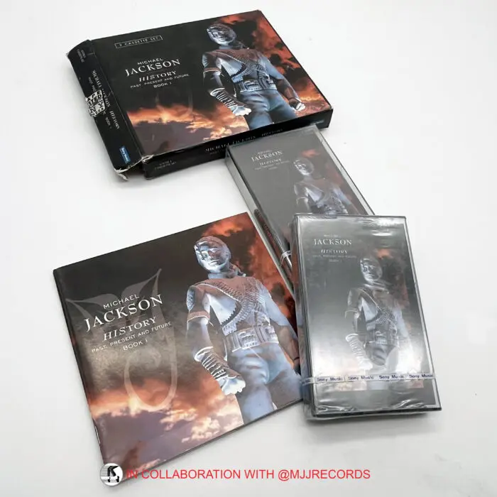 Michael Jackson HIStory Past Present Future India cassette set