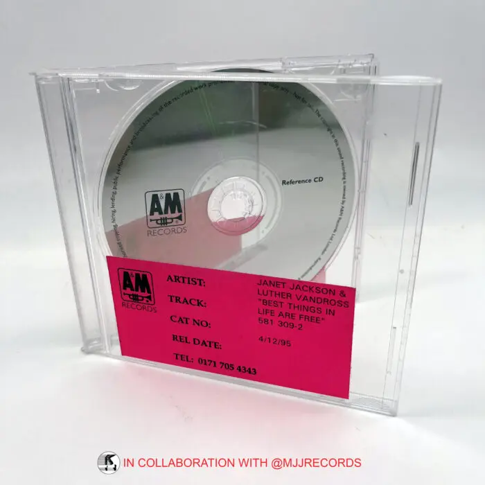 Janet Jackson Luther Vandross Best things in life are free Rare Promo CD