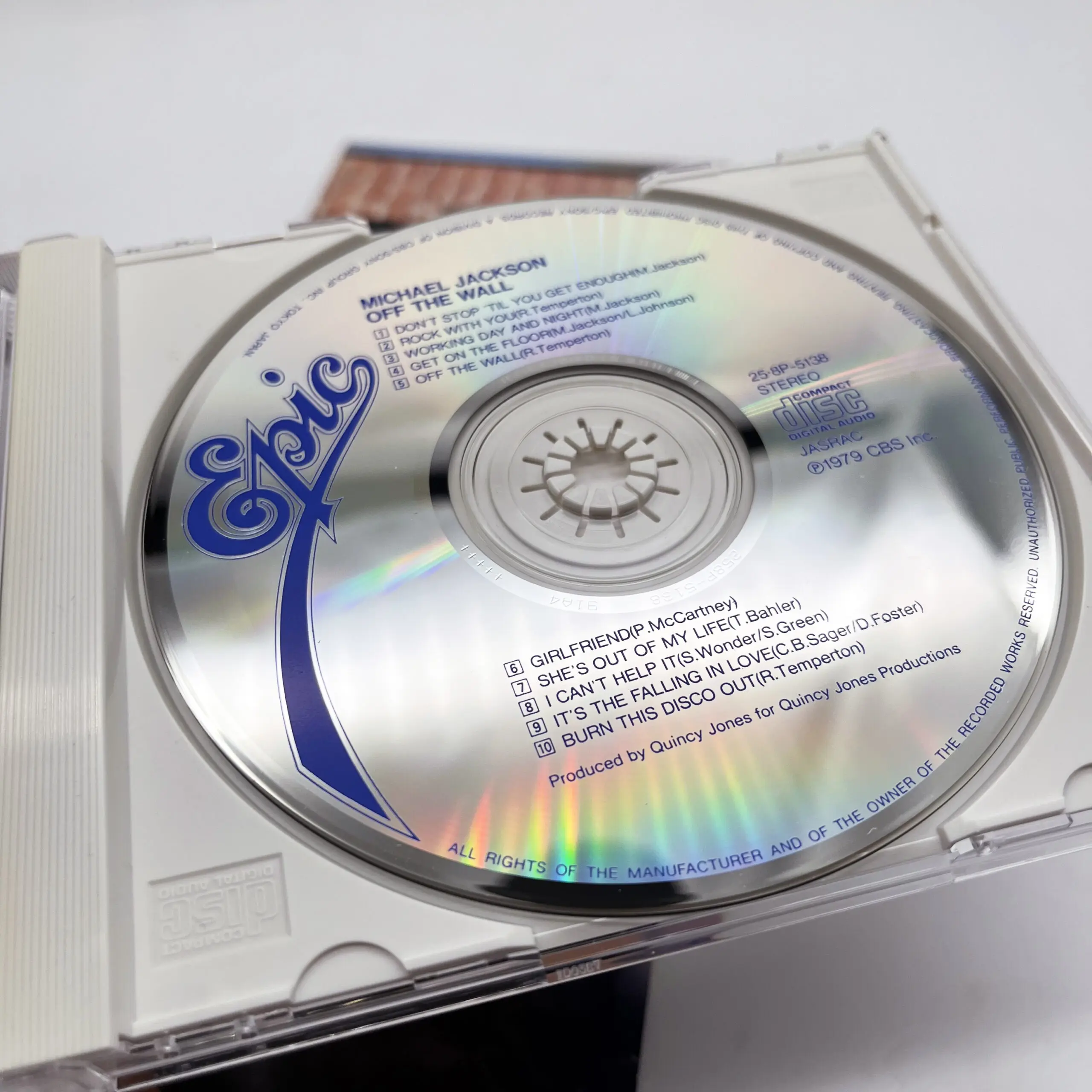 Michael Jackson 'OFF THE WALL' Bad Tour Special Sticker