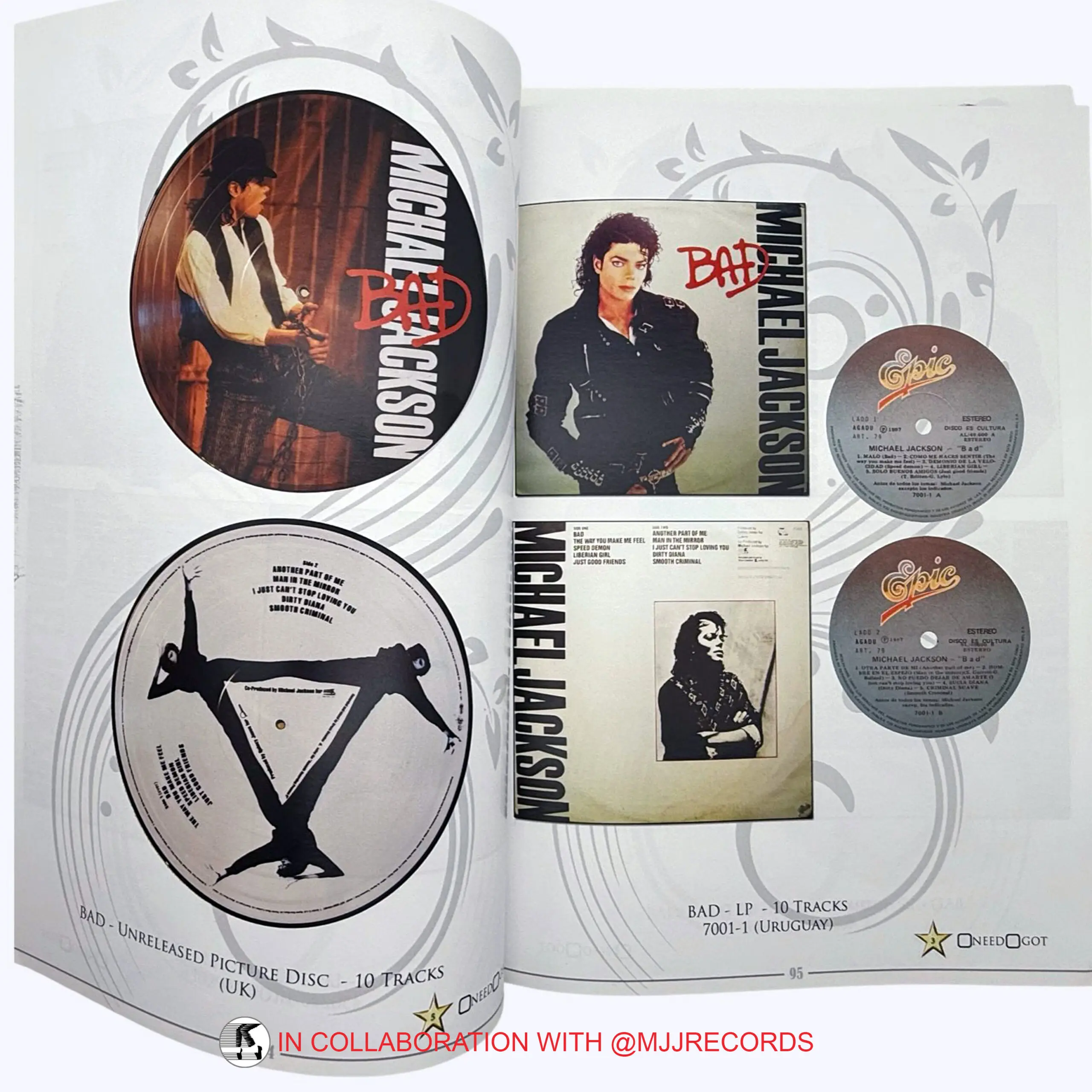 Michael Jackson ‘BAD’ Prototype Picture Disc (UK) - Image 4