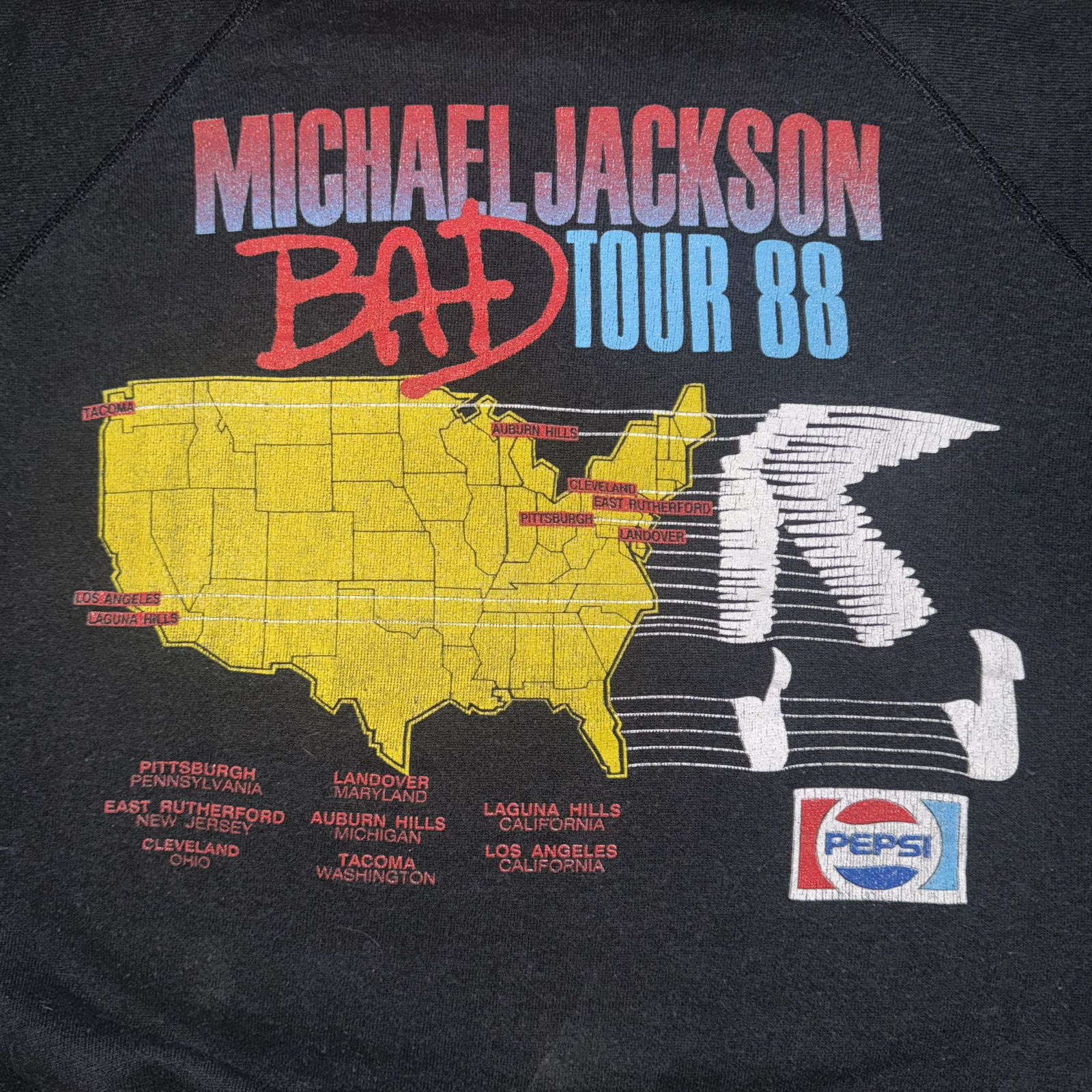 Michael Jackson BAD World Tour Sweatshirt Jumper – Michael Jackson