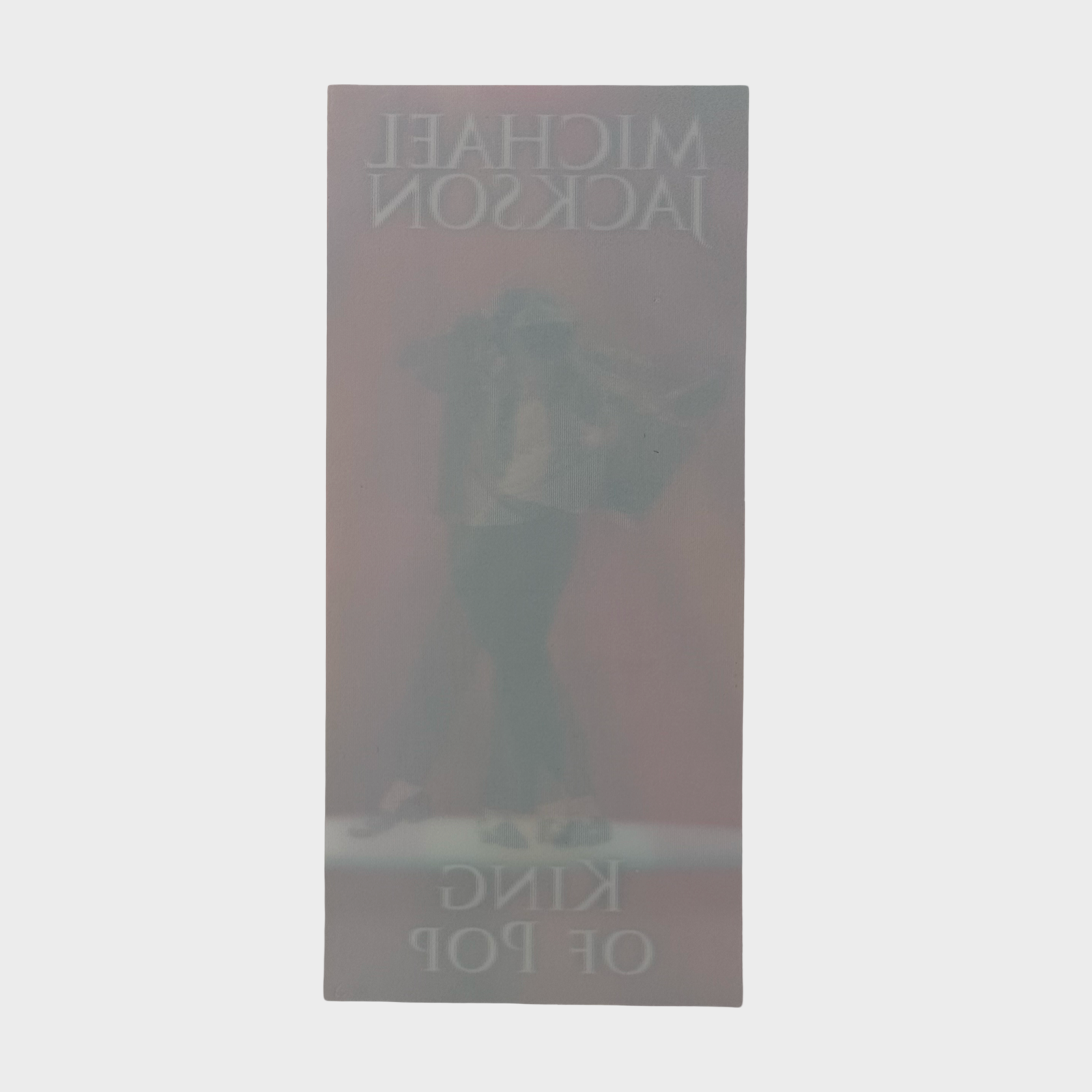 Michael Jackson This Is It Lenticular 3D Ticket – Michael Jackson
