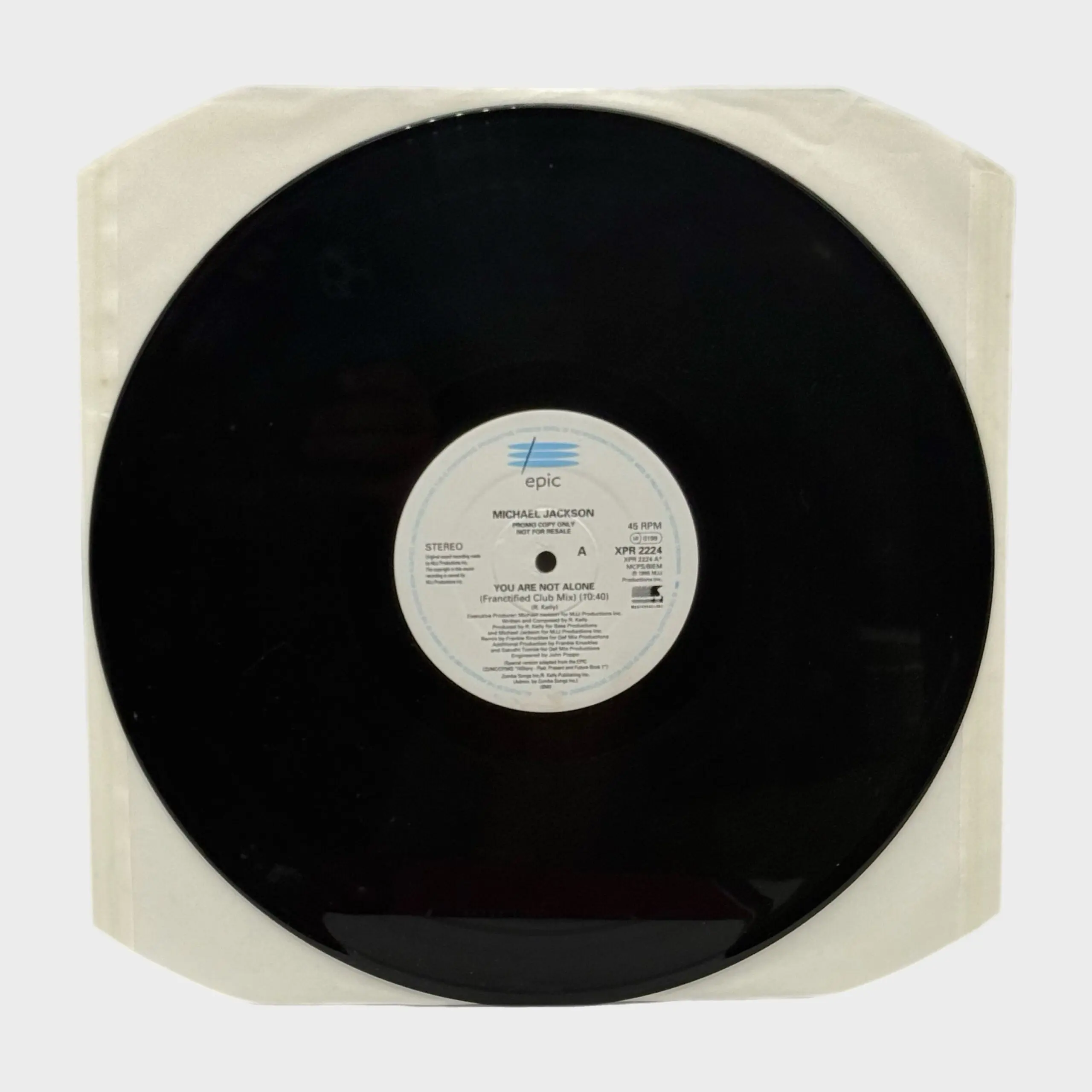 Michael Jackson You Are Not Alone Remixes 12” Single (UK