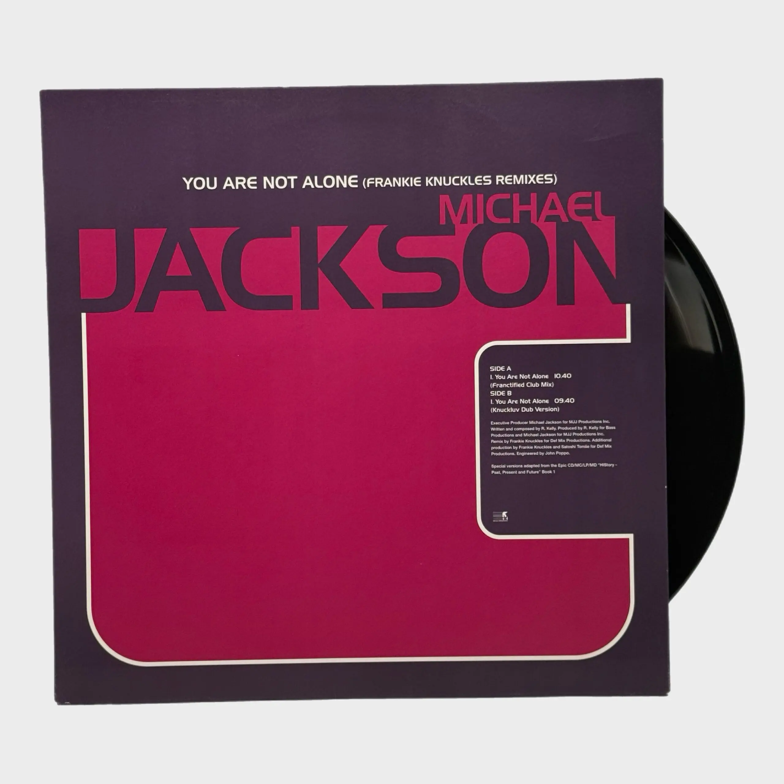 Michael Jackson You Are Not Alone Remixes 12” Single (UK