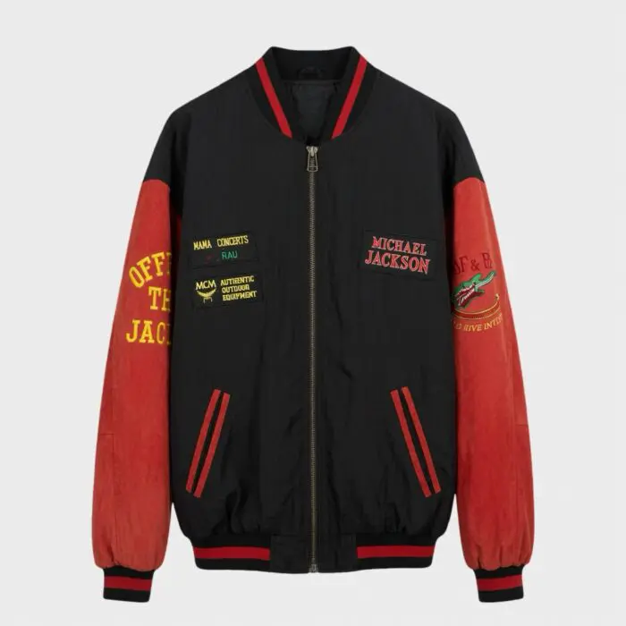 Michael Jackson Dangerous World Tour Red Crew Jacket