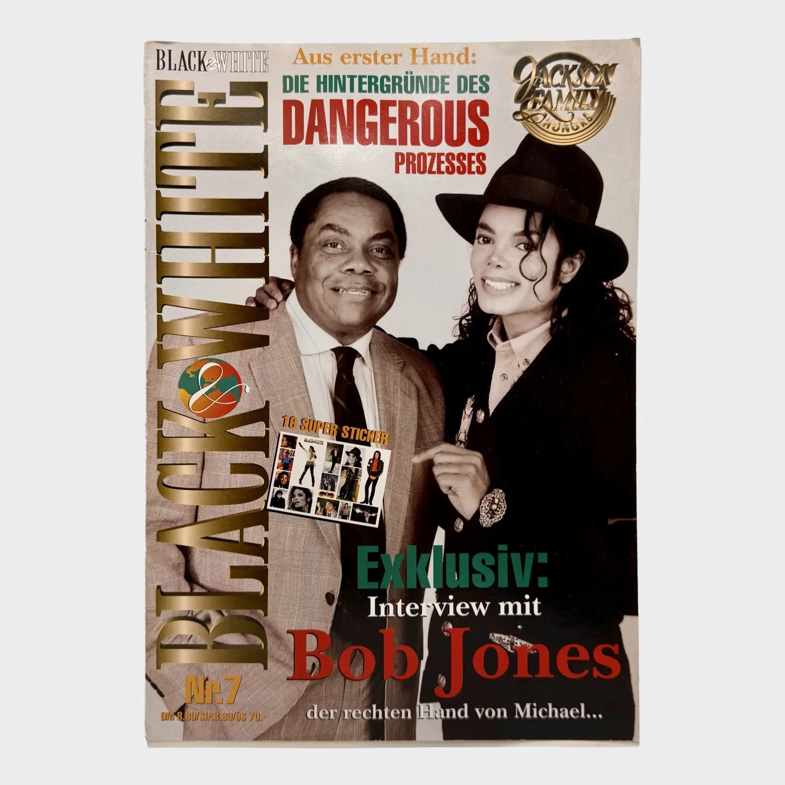 Michael Jackson Black & White Fan Magazine Issue # 7 (Germany