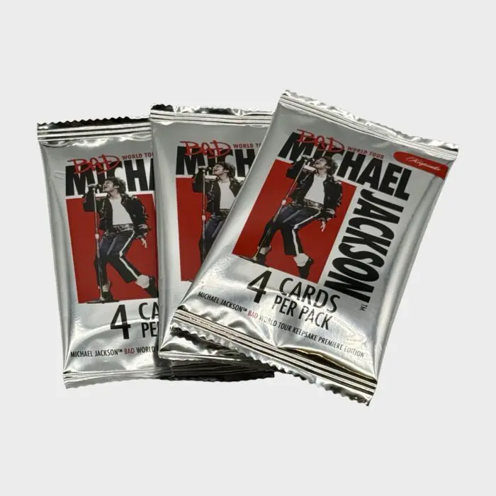 Michael Jackson BAD World Tour Keepsake Premiere Collection 3 Packs