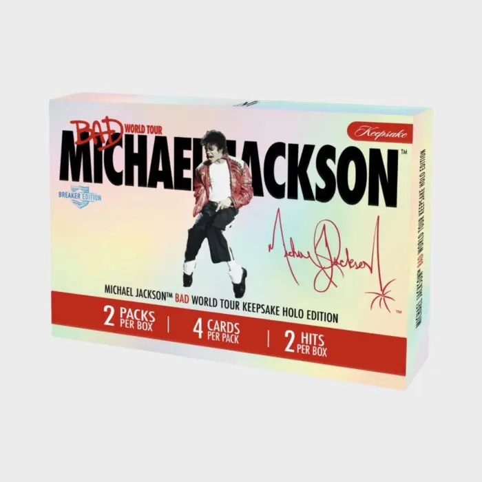 Michael Jackson BAD World Tour Keepsake Holo Breaker Box