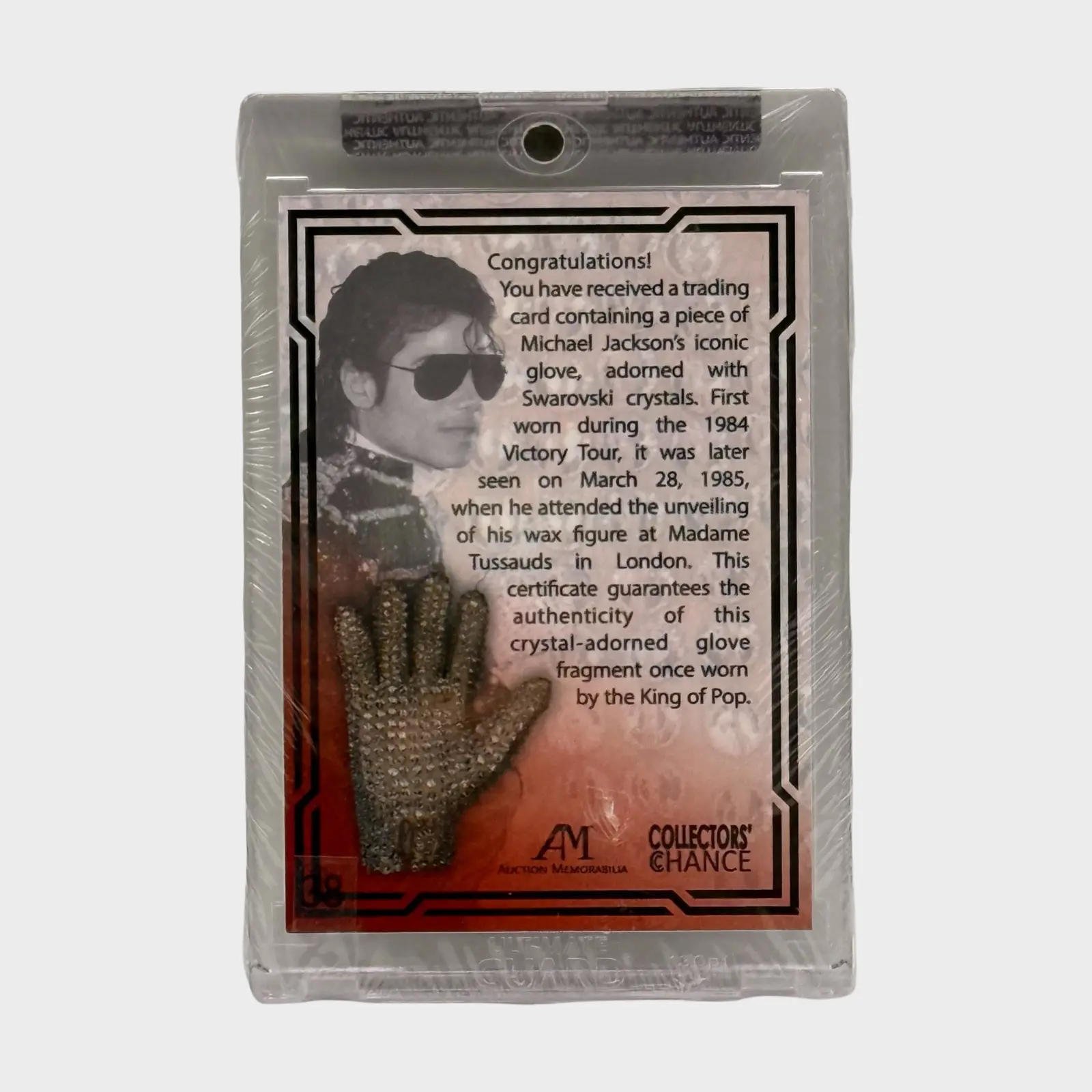 MichaelJacksonスワロフスキー絵 MJ Limited Edition Swarovski Glove