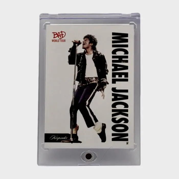 Michael Jackson BAD Tour Keepsake Trading Card # 1