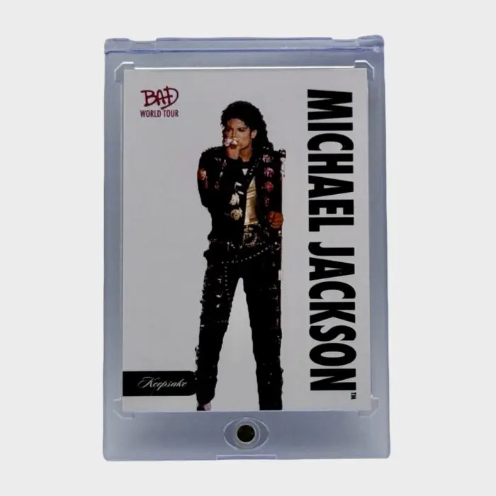 Michael Jackson BAD Tour Keepsake Trading Card # 2